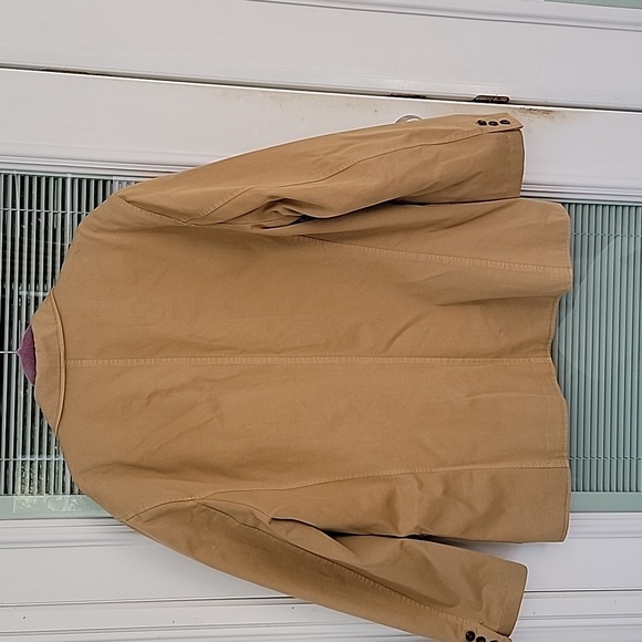 J. Peterman Jacket Sport Coat Blazer Work Field Travel Camel Color Sz 46 Or XL - Picture 5 of 11